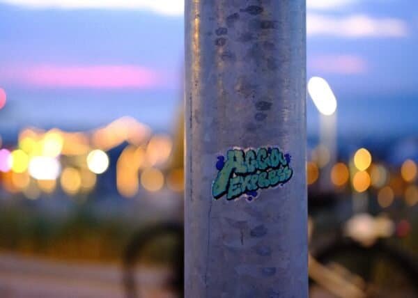 Agga Express Holographic Sticker